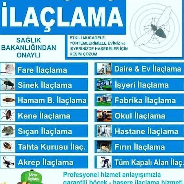 Çerkezköy İlaçlama Servisi